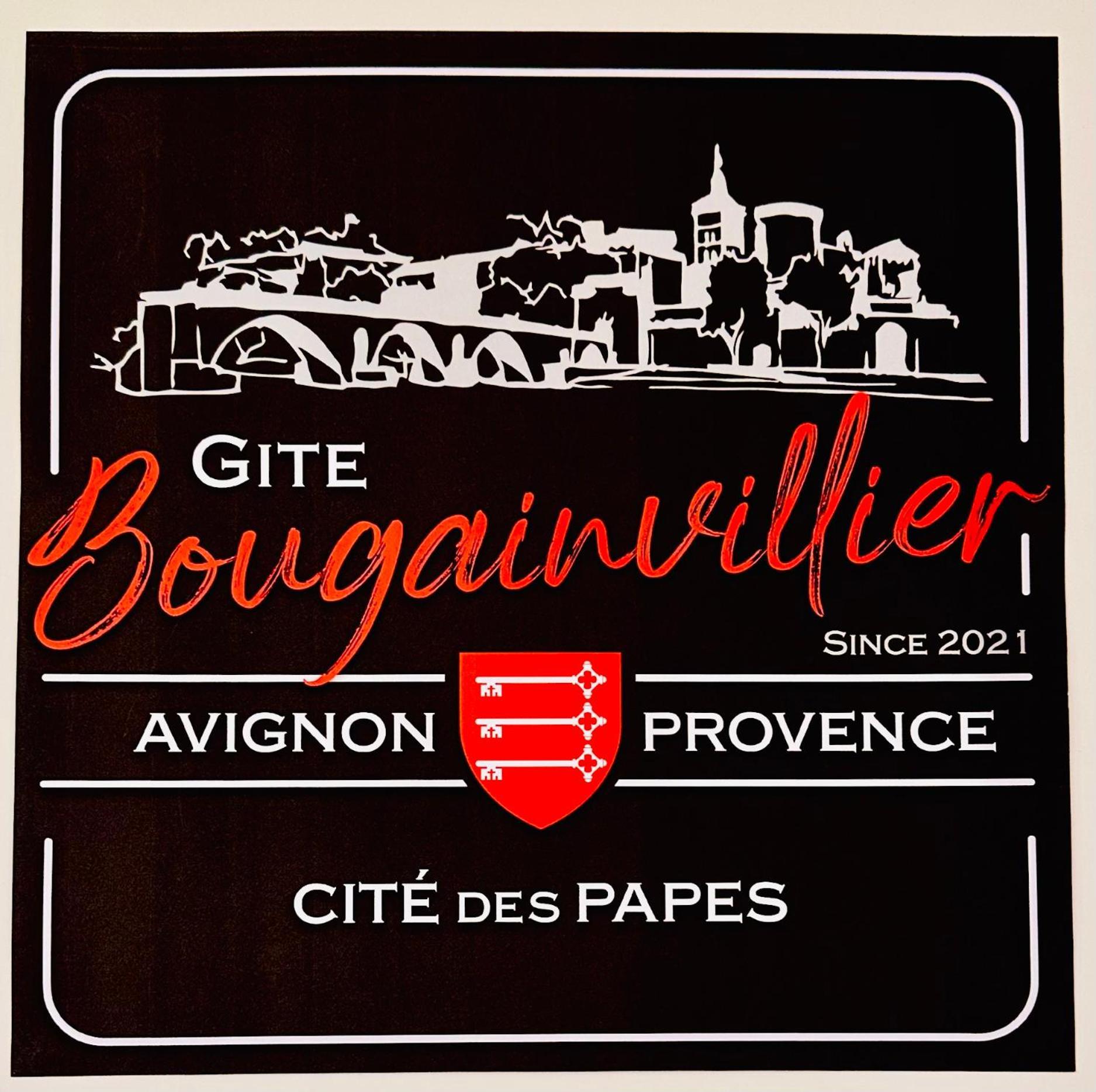 Gite Avignon Bougainvillier Eksteriør bilde